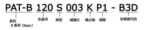 PAT-B型号表示举例