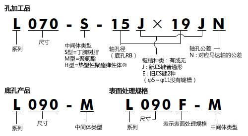 L系列型号表示举例