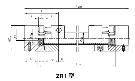 KTR ROTEX-GS ZR1型中间轴联轴器